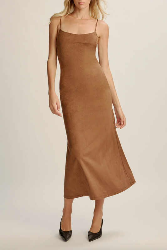Nadira Vegan Suede Dress