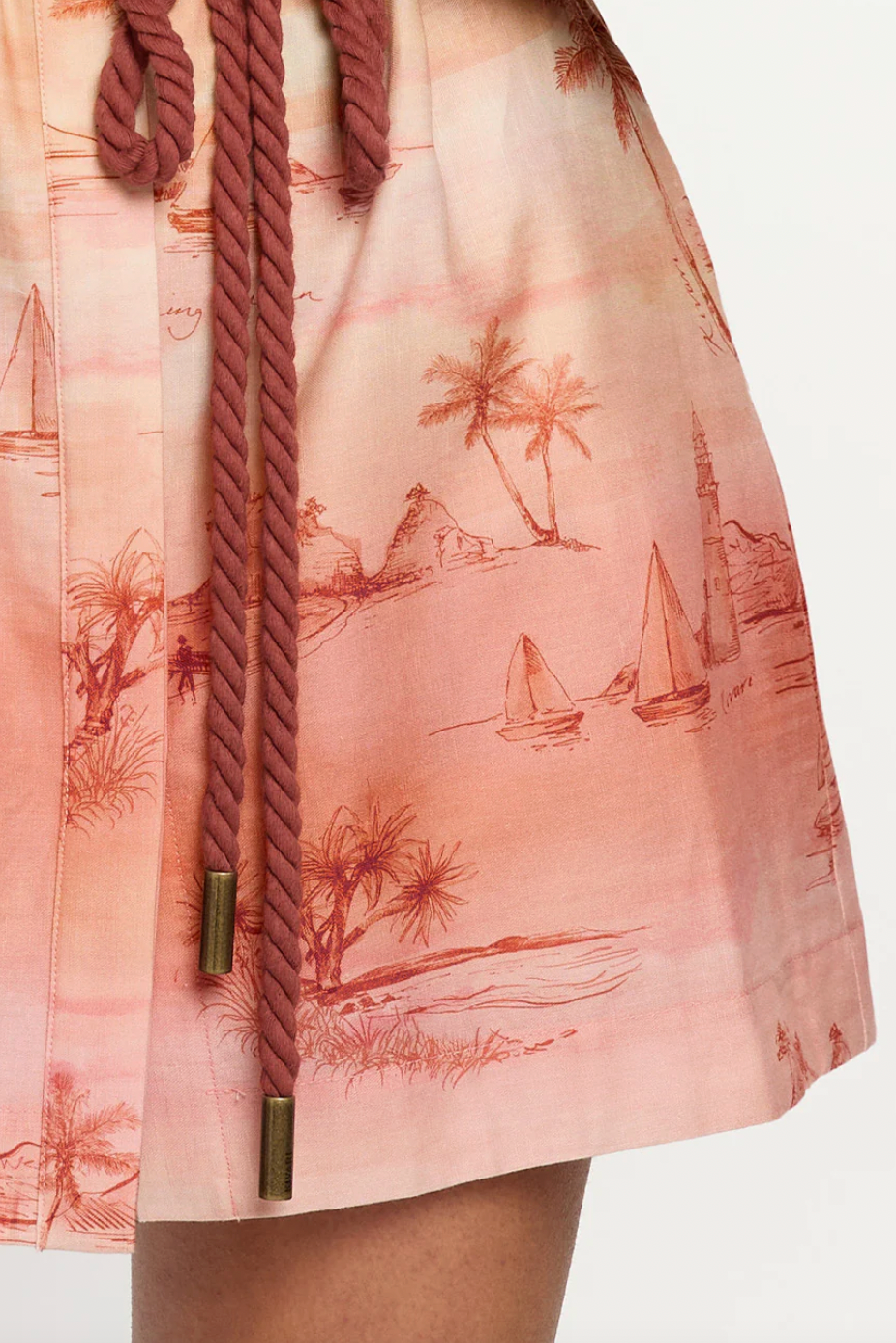 Sunset Shirt Mini Dress