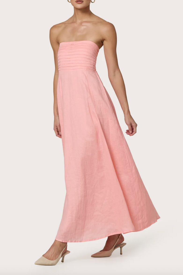 Talia Linen Maxi Dress