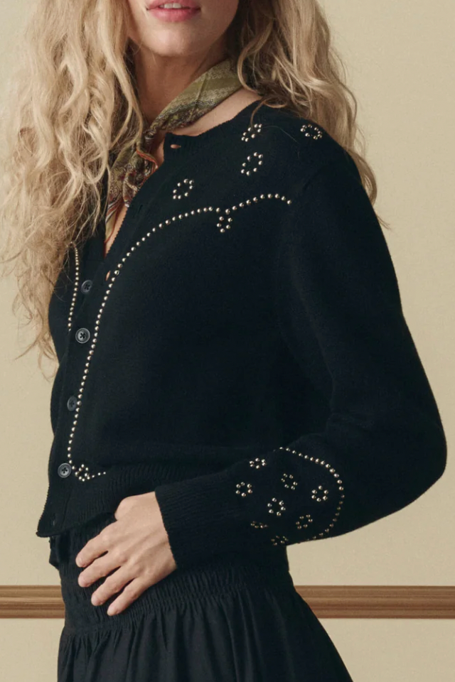 The Studded Cardigan