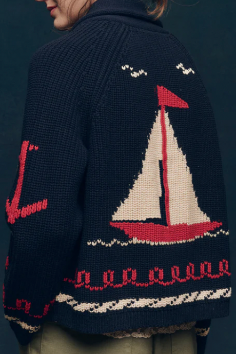 The Sailboat Cardigan