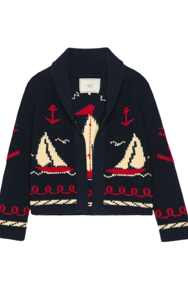 The Sailboat Cardigan
