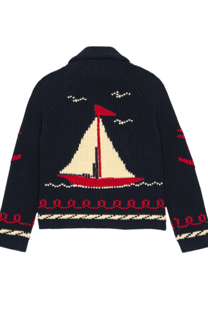 The Sailboat Cardigan
