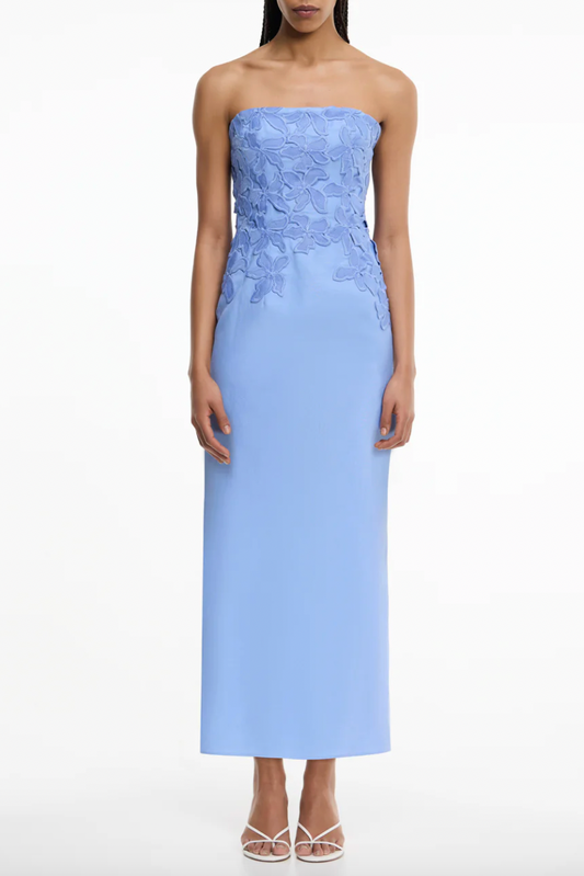 Idette Strapless Midi Dress