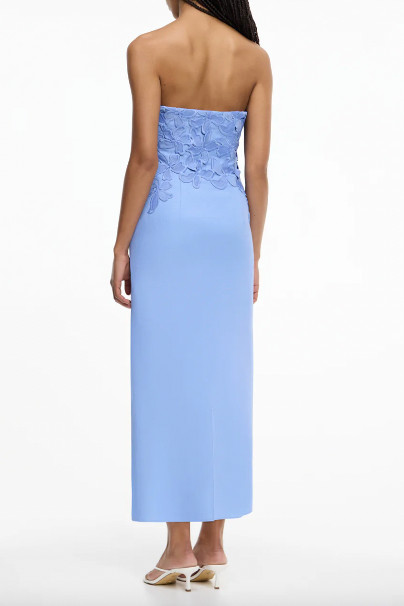 Idette Strapless Midi Dress