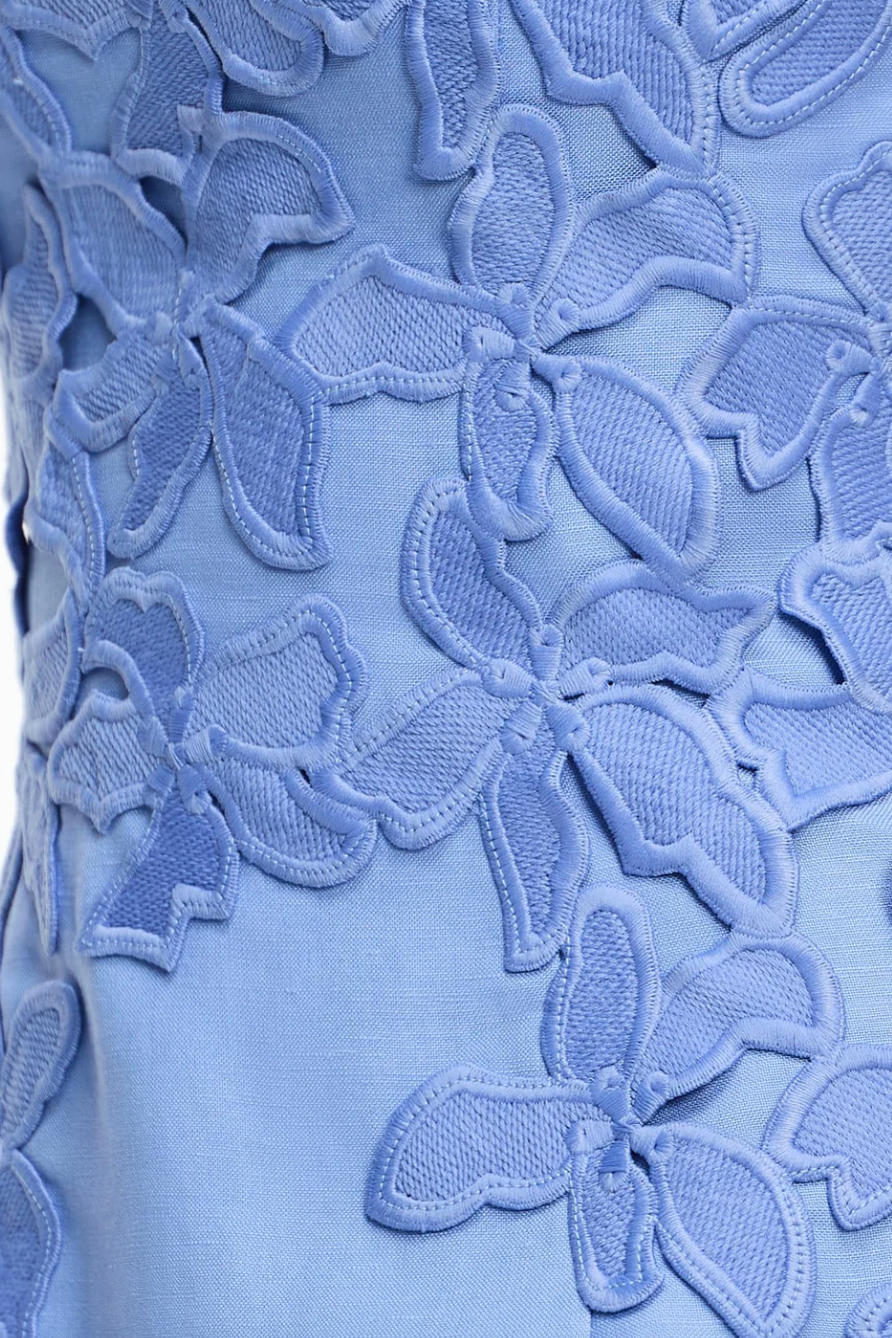 Idette Strapless Midi Dress