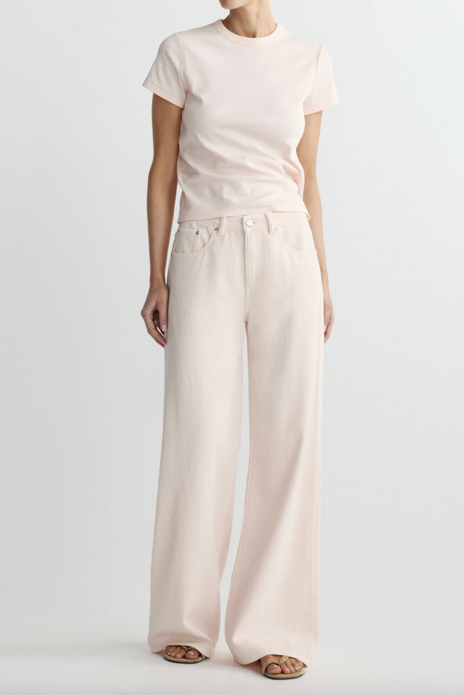 Alex Baggy Wide Leg Mid Rise 32" Jeans