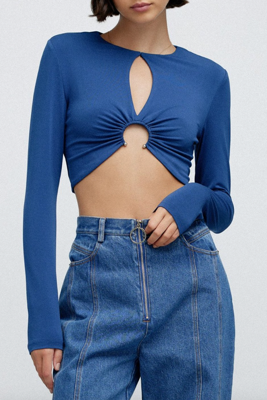 Audrey Top - Indigo