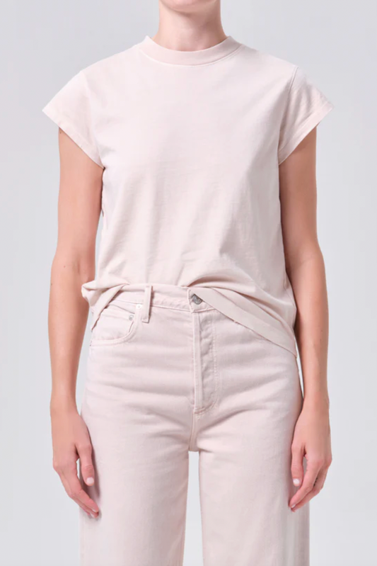 Long Line Bryce Cap Sleeve Tee
