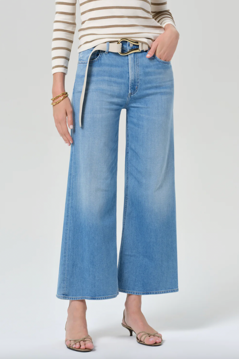 Lyra Wide Leg Crop Clean