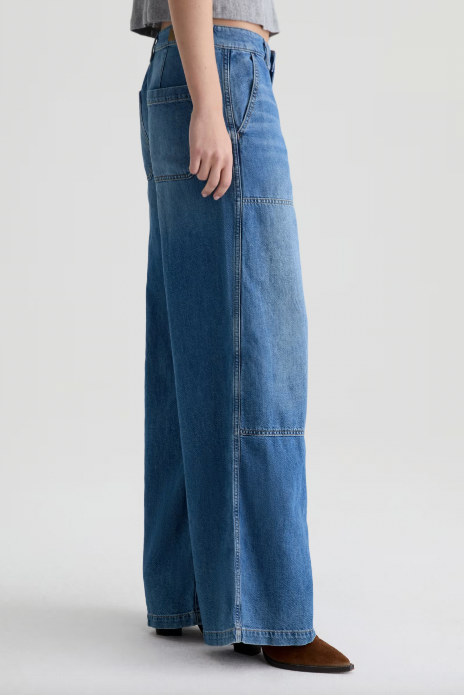 Stella Jean Linen Low Slung Palazzo