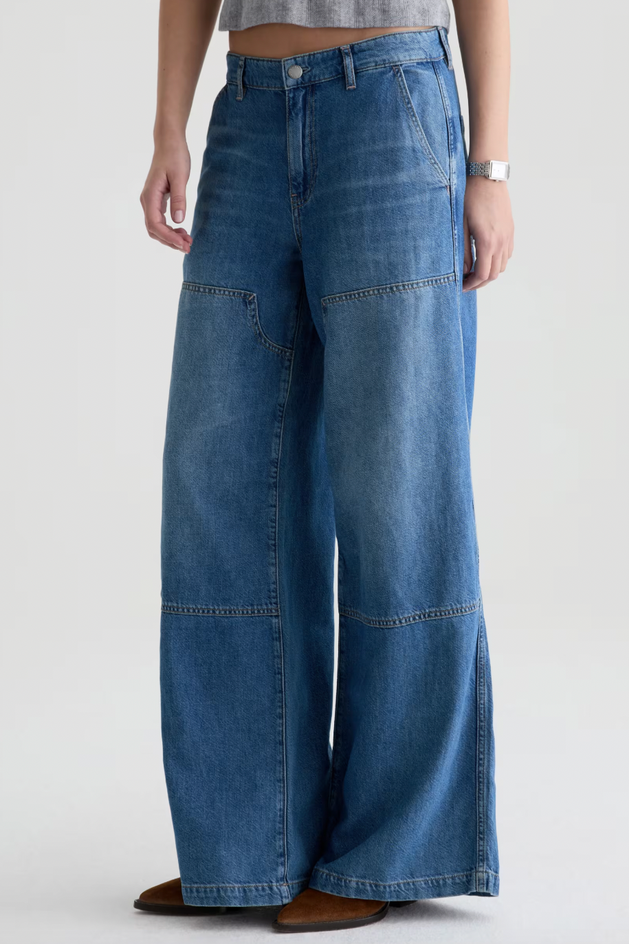 Stella Jean Linen Low Slung Palazzo