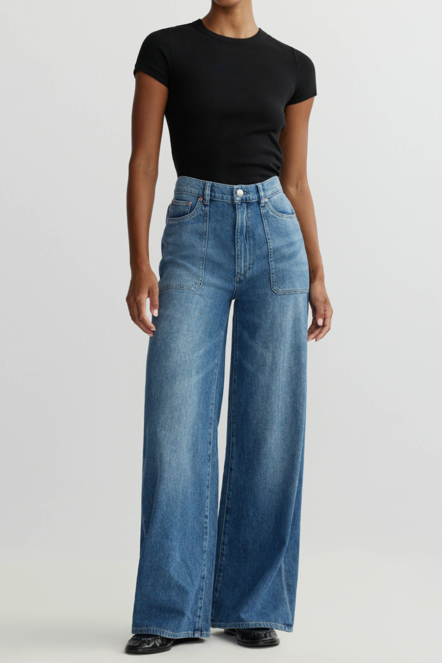 Hepburn Wide Leg High Rise 32"