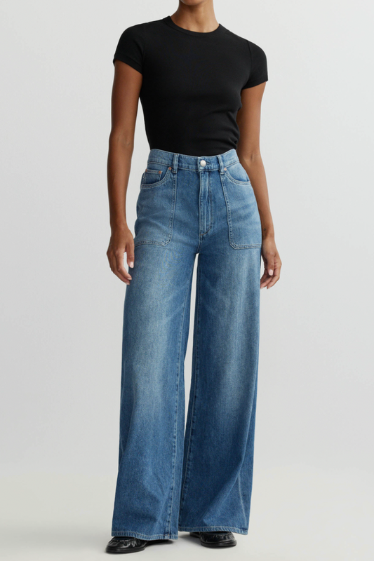 Hepburn Wide Leg High Rise 32"