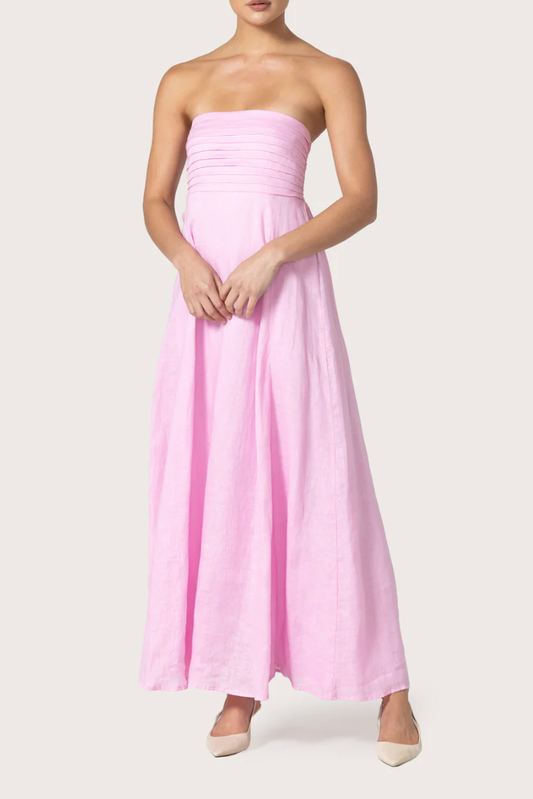 Talia Linen Maxi Dress