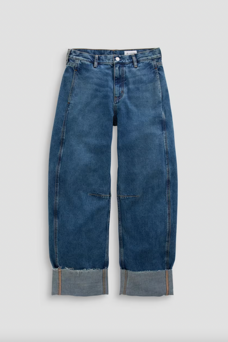 Mercer Cuffed High Rise Barrel Jean