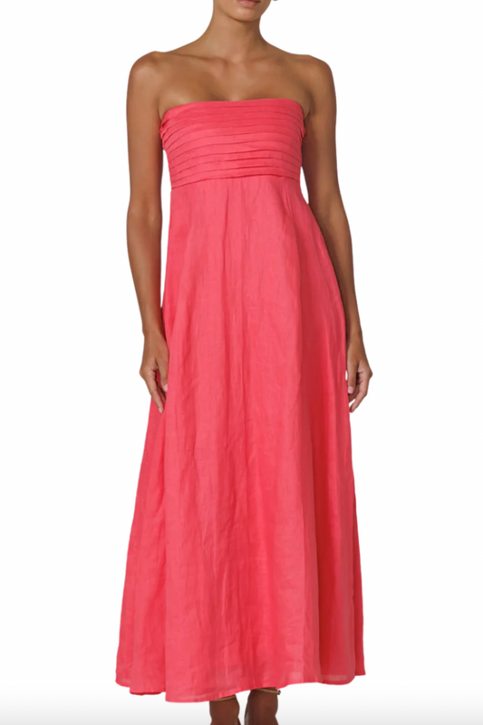 Talia Linen Maxi Dress