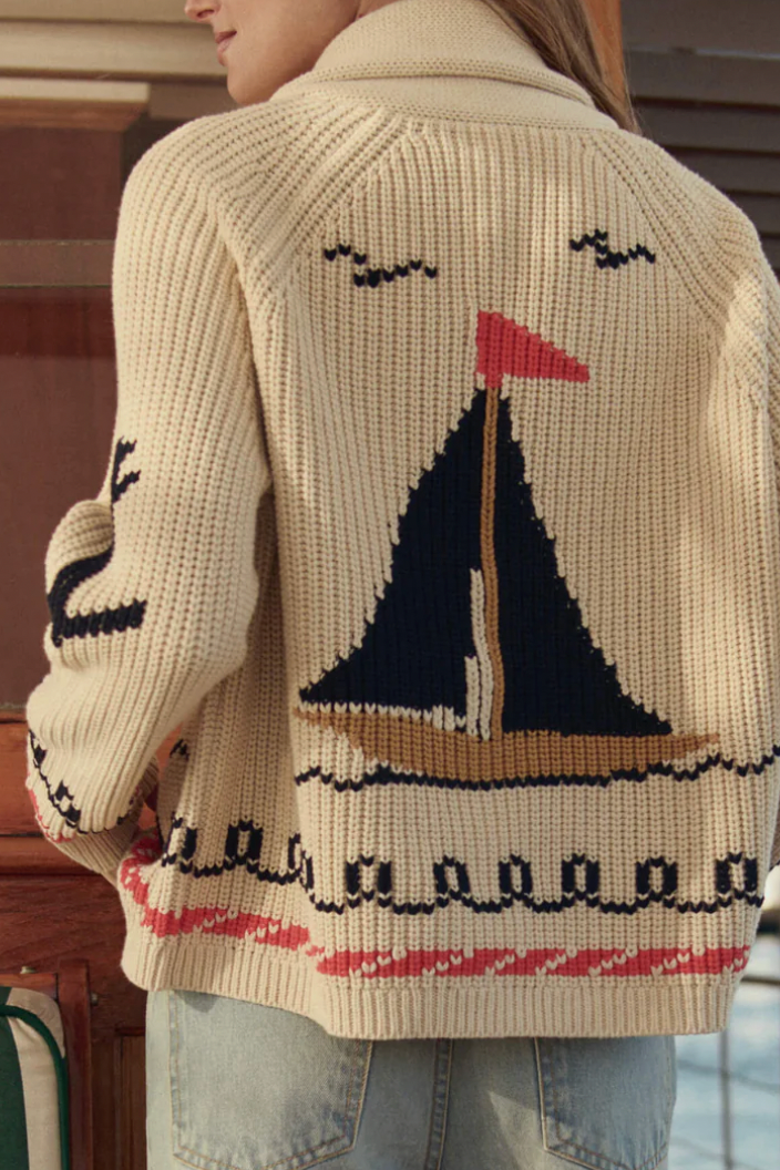 The Sailboat Lodge Cardigan