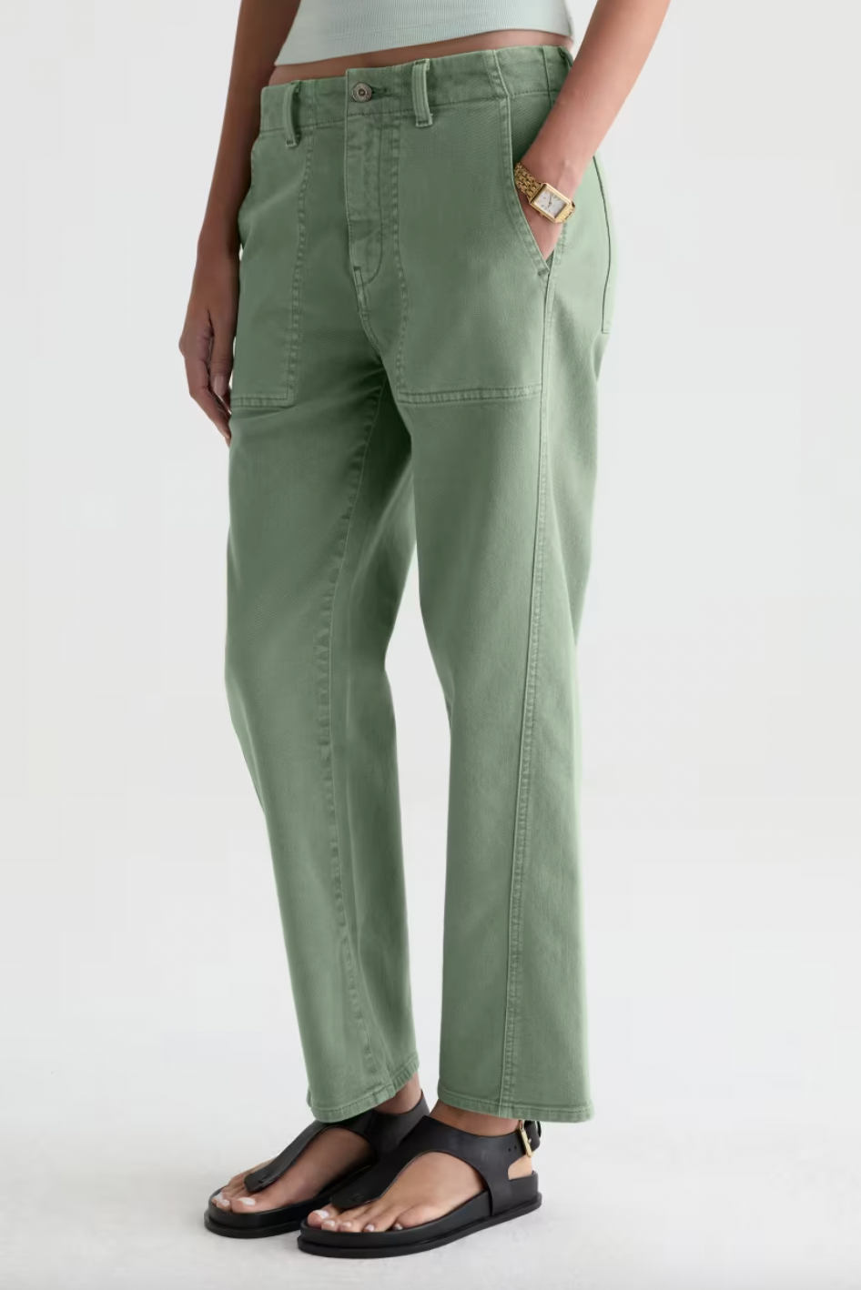 Analeigh Mid Rise Utility Pant
