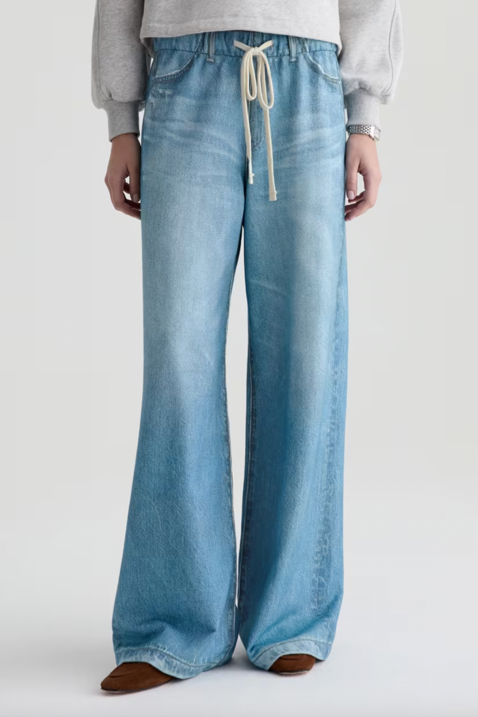 Stella Off-Duty Printed French Terry Denim Sweatpant