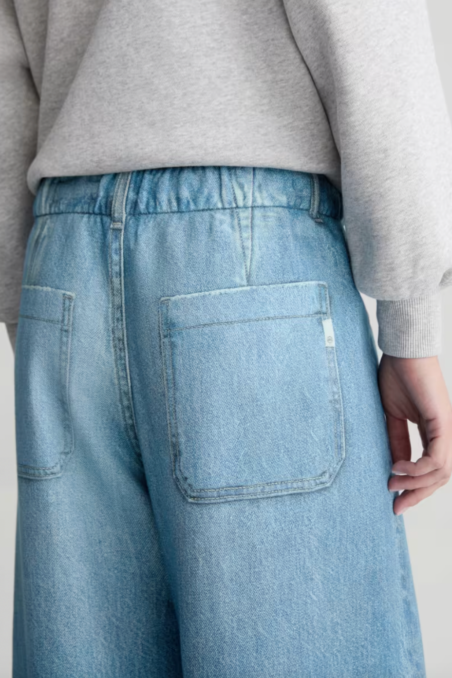 Stella Off-Duty Printed French Terry Denim Sweatpant
