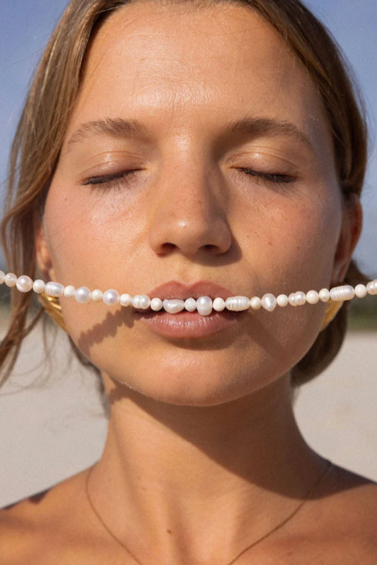 River Necklace - Pearl