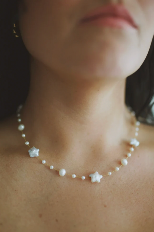 Suki Necklace - Pearl | Salt Nantucket