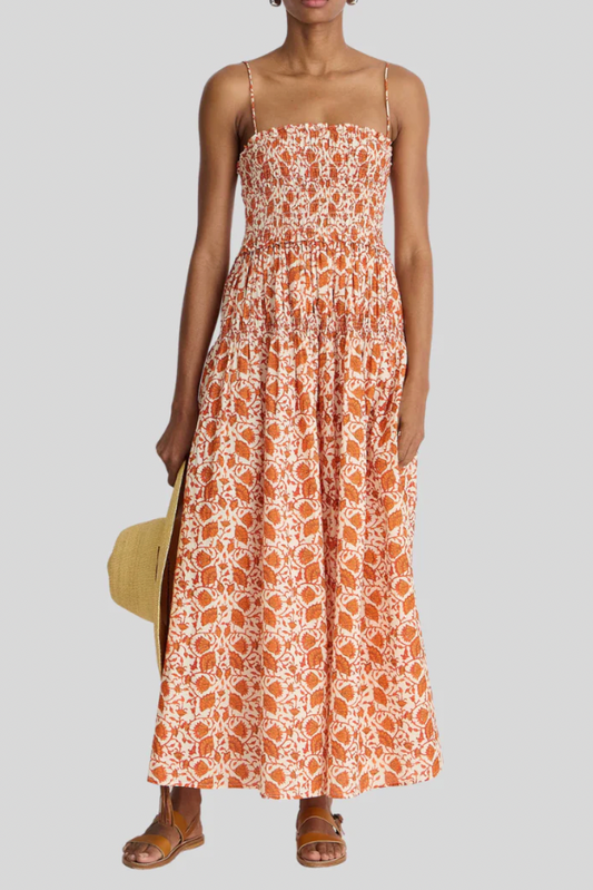 Laloux Smocked Maxi