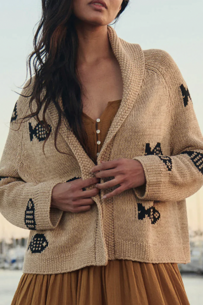 The Swimming Fish Lodge Cardigan