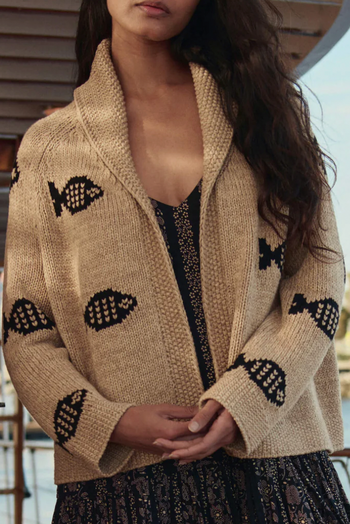 The Swimming Fish Lodge Cardigan