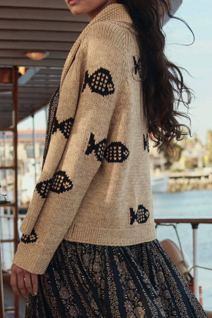 The Swimming Fish Lodge Cardigan
