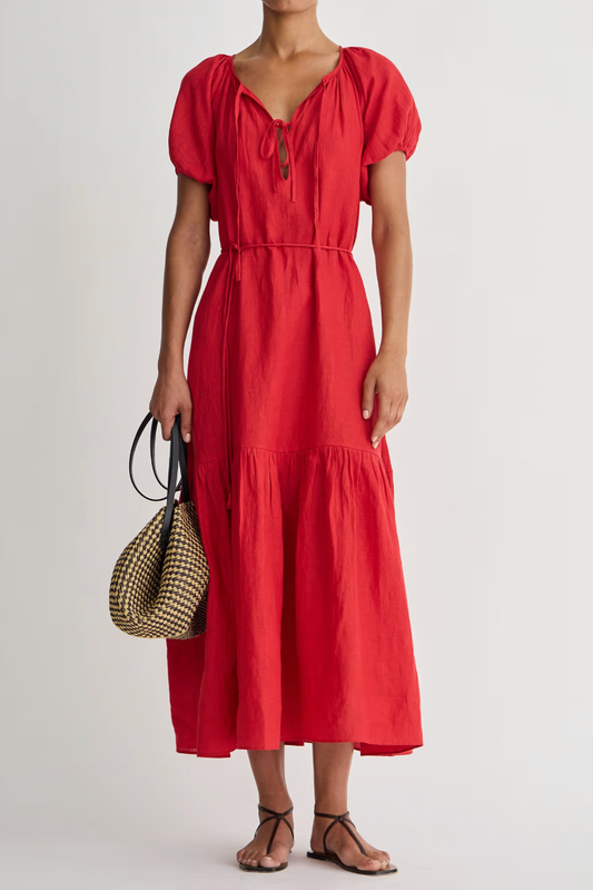 Dita Front Tie Maxi Dress