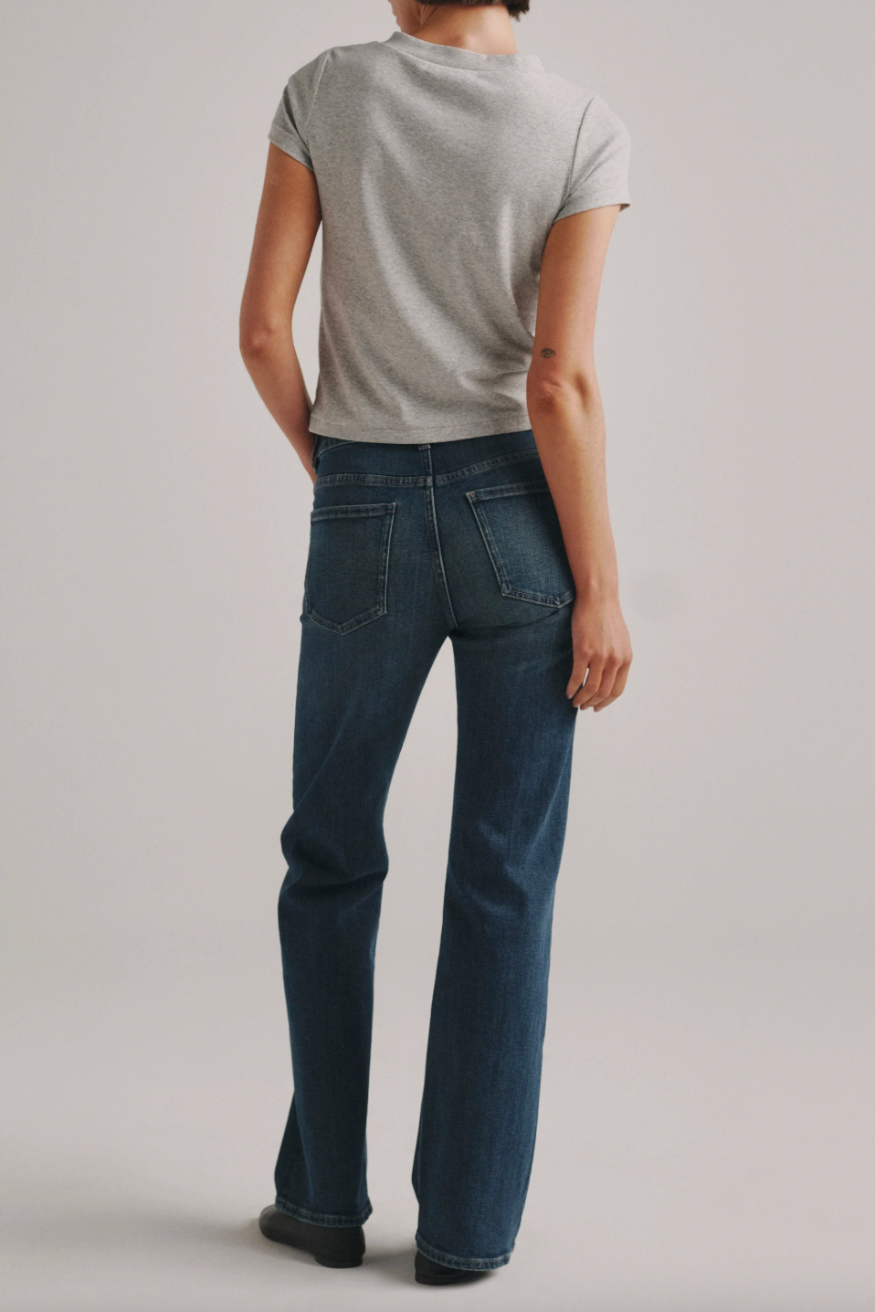 Shrunken Tee V Neck