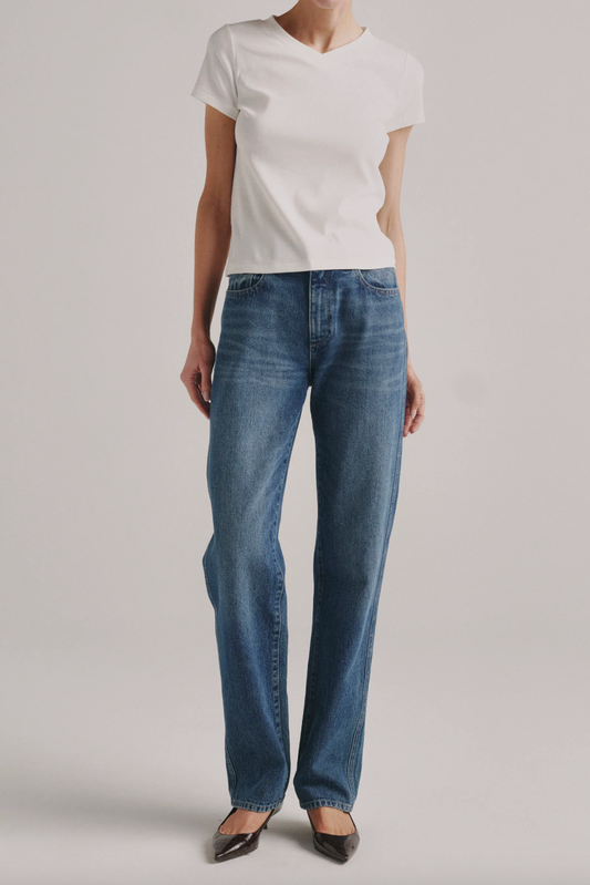 Shrunken Tee V Neck