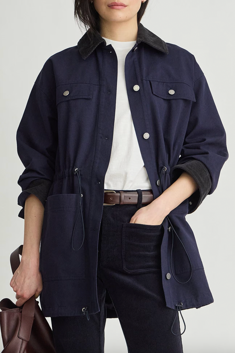 Barn Chore Jacket With Drawstring
