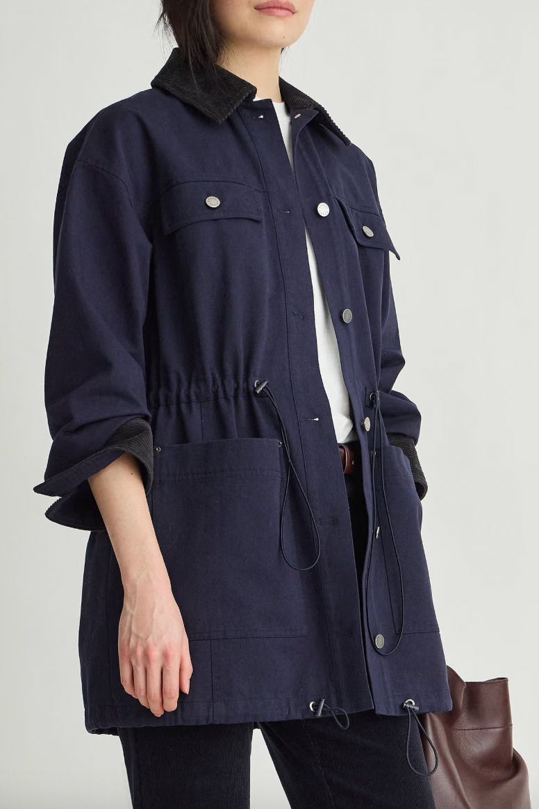 Barn Chore Jacket With Drawstring