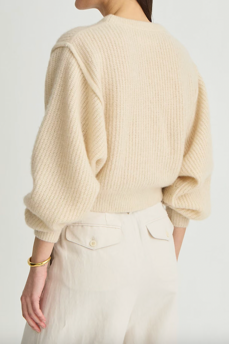 Softest Silk Cashmere Batwing Crew