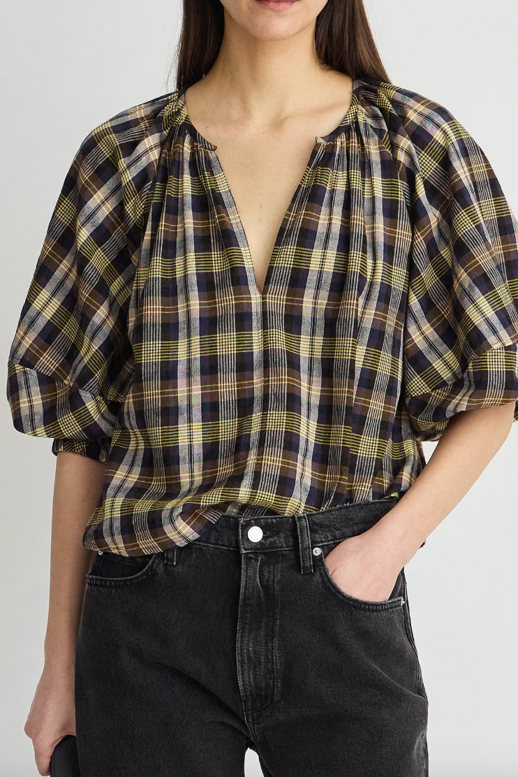 Nele Lantern Sleeve Top