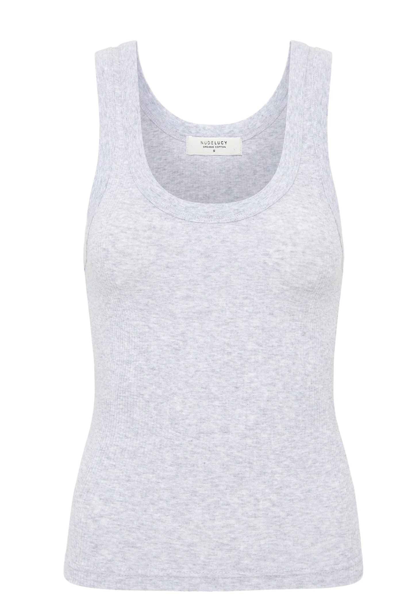 Organic Rib Singlet  -GreyMarle