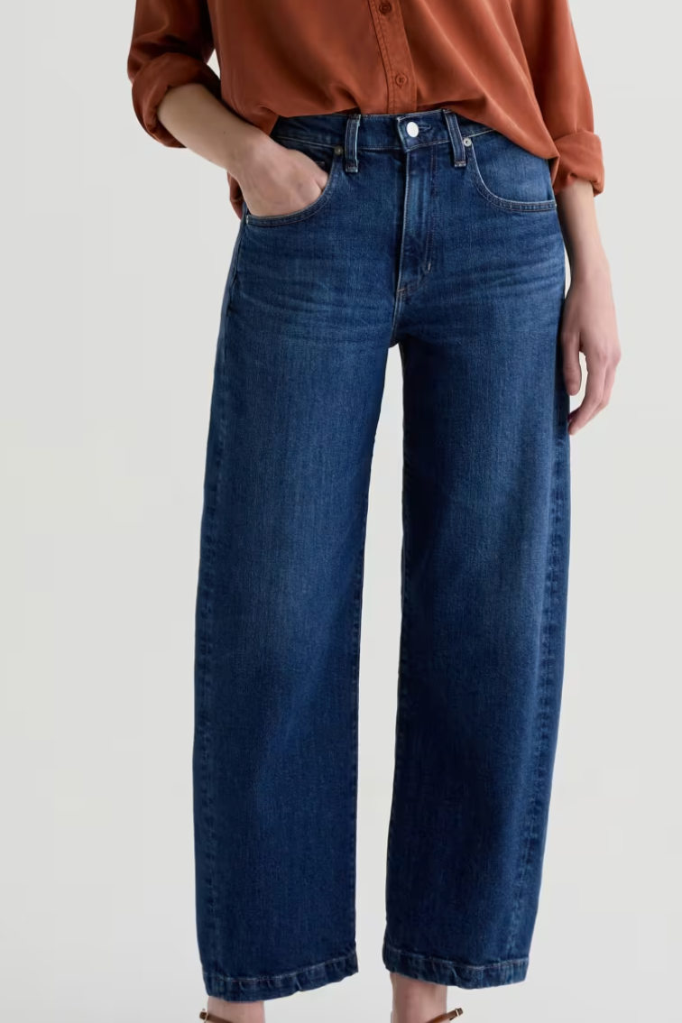 Hattie High Rise Barrel - Vapor Wash Dynasty