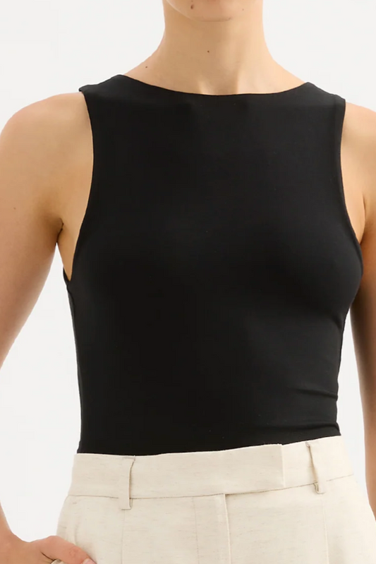 Lois Organic Tank - Black
