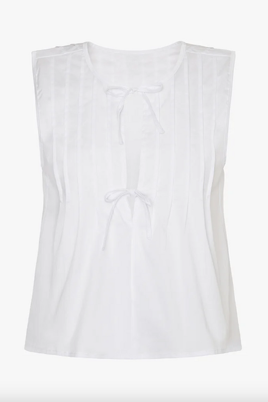 Tie Front Flare Top