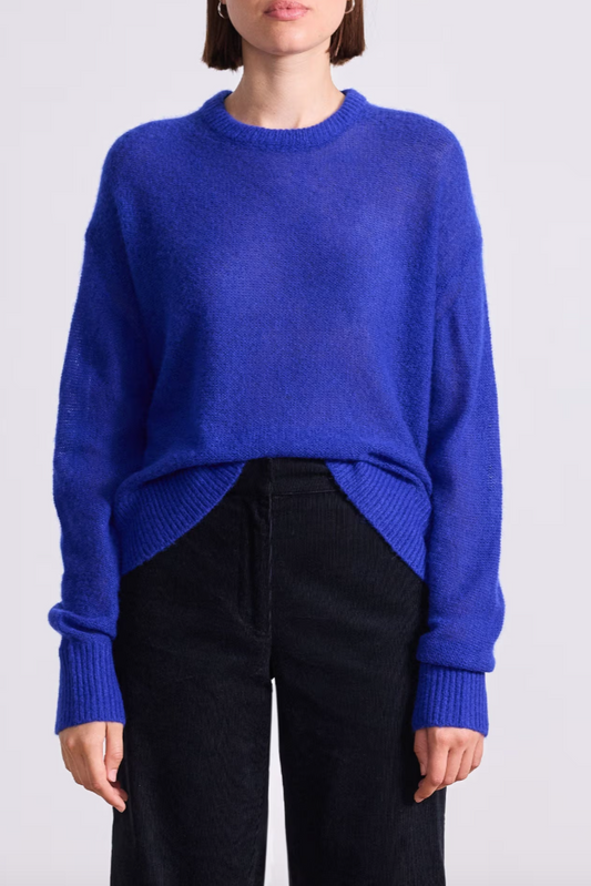 Softest Tissue Sweater- Cobalt