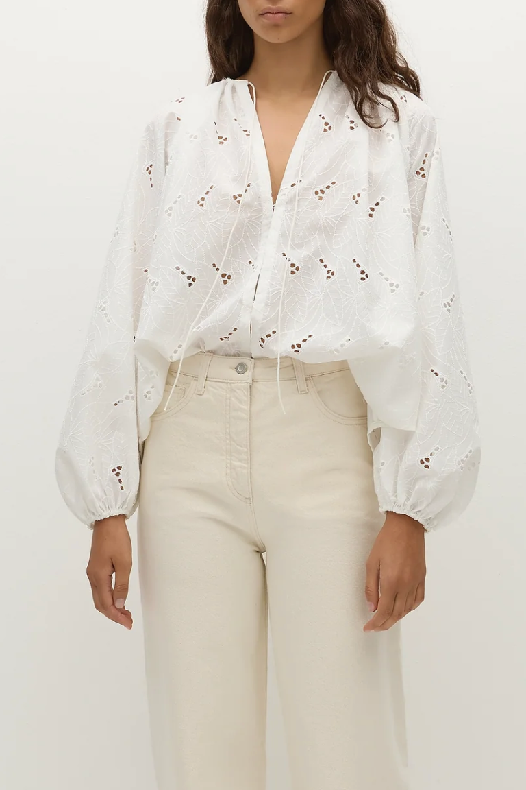 Thora Blouse - Antique White