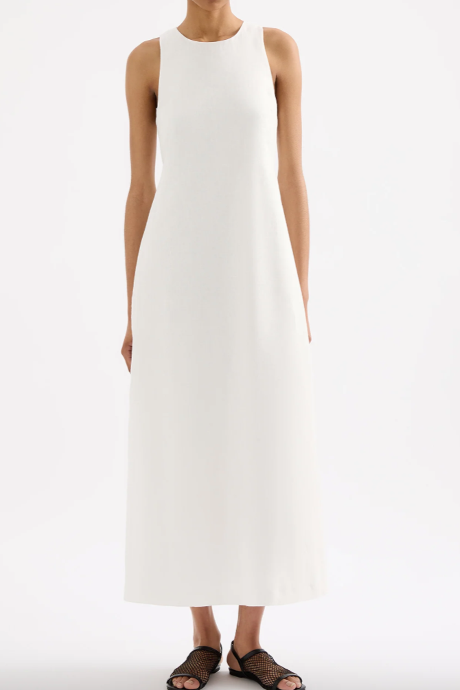 Thilda Linen Maxi Dress
