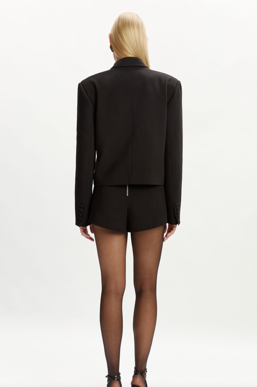 Jezel Double Breasted Blazer - Black