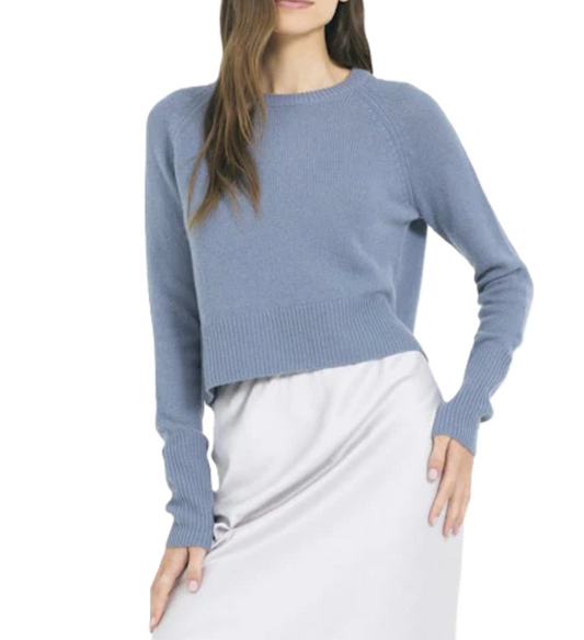 Blakely Cashmere Pullover - Cadet