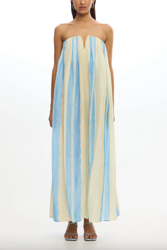 Juniper Maxi Dress- Saffron Stripe