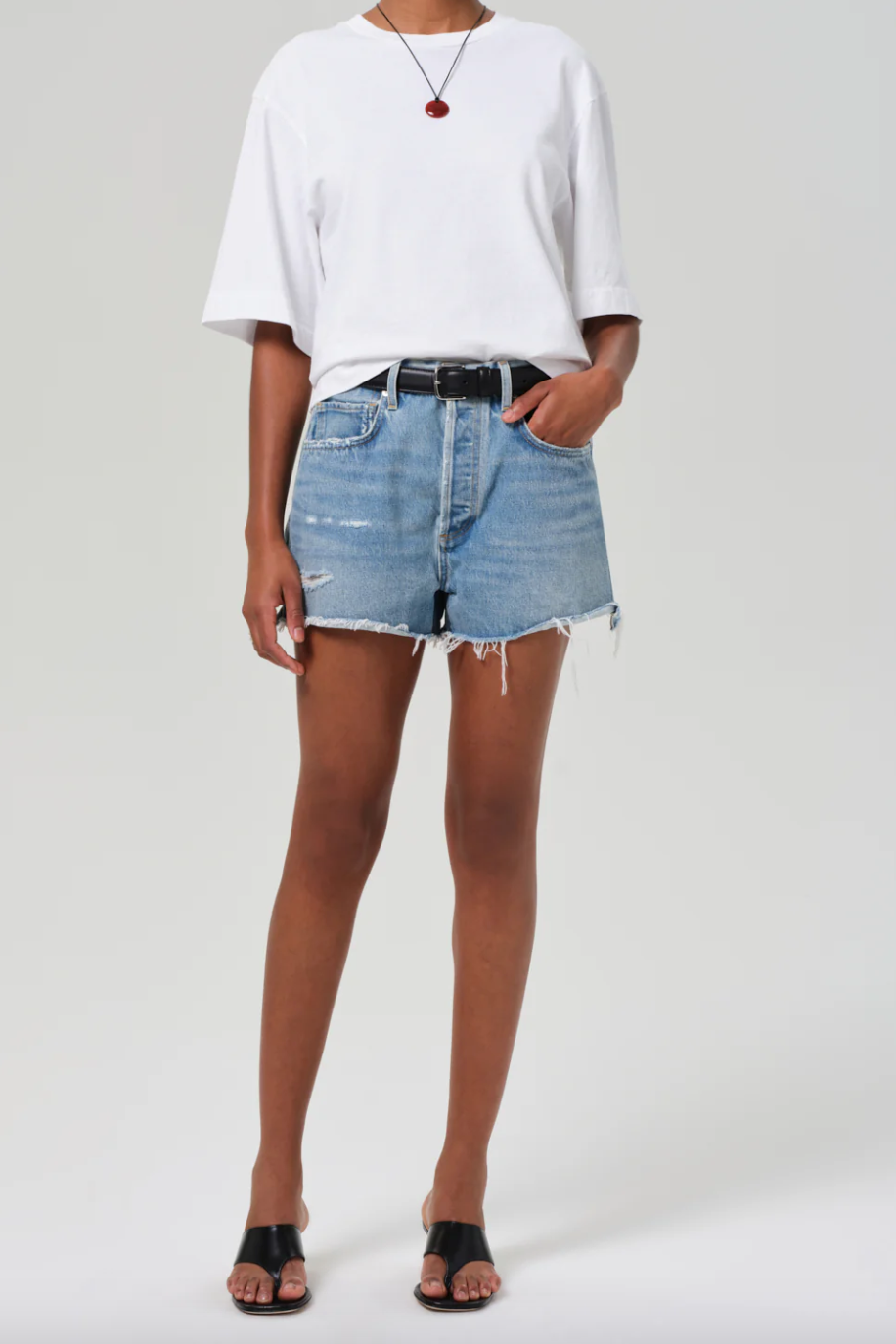 Marlow Vintage High Rise Short- Seltzer