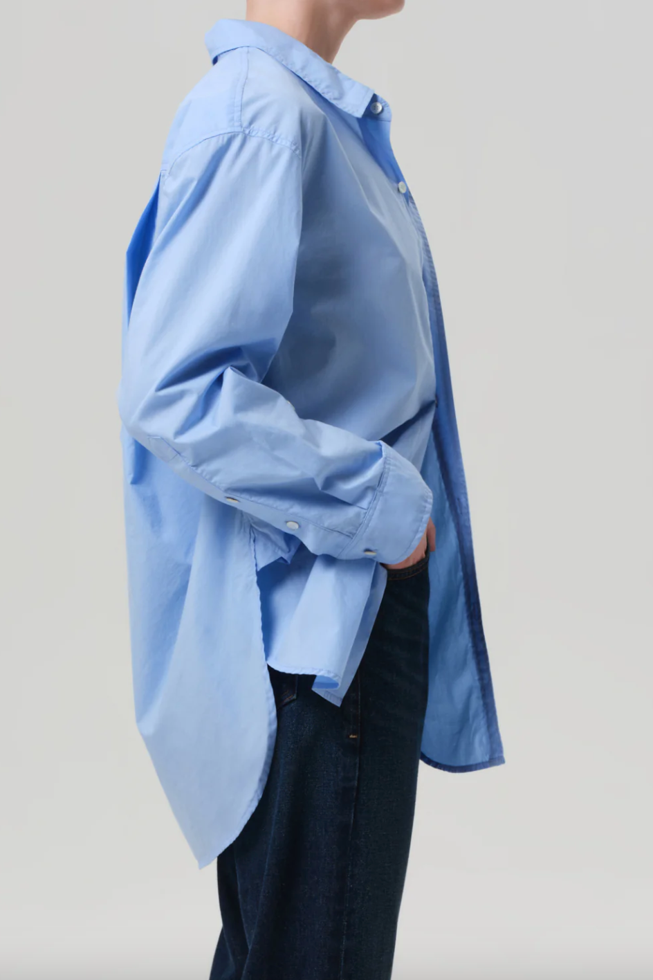 Kayla Shirt- Banker Blue
